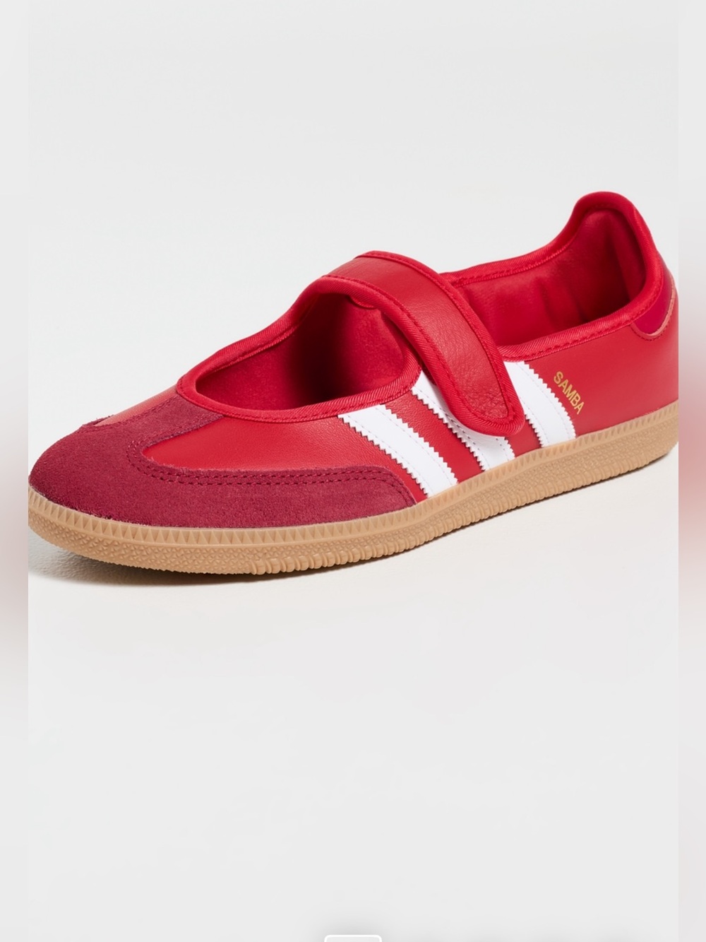 Women Adidas Mary Jane- Red
